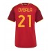 AS Roma Paulo Dybala #21 Dámské Domácí Dres 2026-27 Krátkým Rukávem